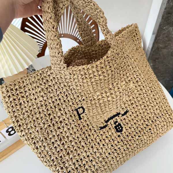 beach designer bag luxury tote crochet classic shopping handbags womens palin and letter handbag ladies sac